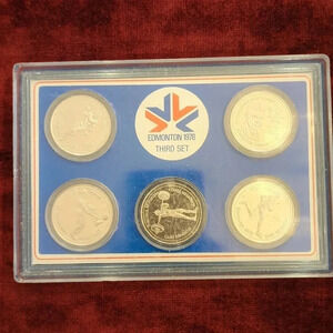 Edmonton Commonwealth Games  Commemorative Medallions (3)